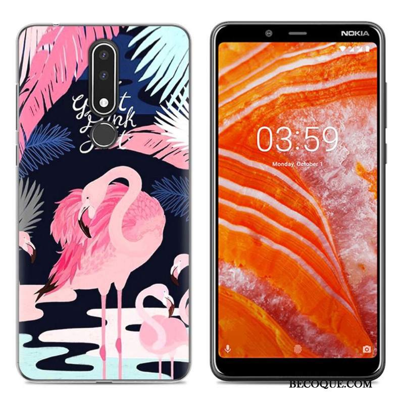 Futerał Nokia 3.1 Plus Kreskówka Prostena Telefon, Etui Nokia 3.1 Plus Miękki Zielony Nowy