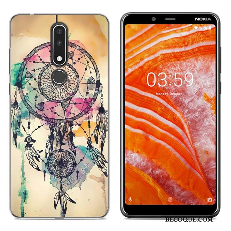 Futerał Nokia 3.1 Plus Kreskówka Prostena Telefon, Etui Nokia 3.1 Plus Miękki Zielony Nowy