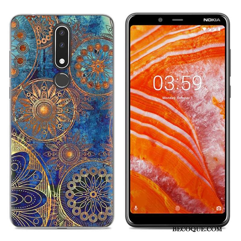 Futerał Nokia 3.1 Plus Kreskówka Prostena Telefon, Etui Nokia 3.1 Plus Miękki Zielony Nowy