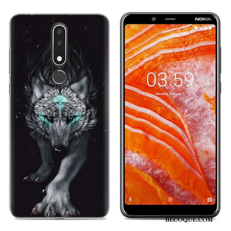 Futerał Nokia 3.1 Plus Kreskówka Prostena Telefon, Etui Nokia 3.1 Plus Miękki Zielony Nowy