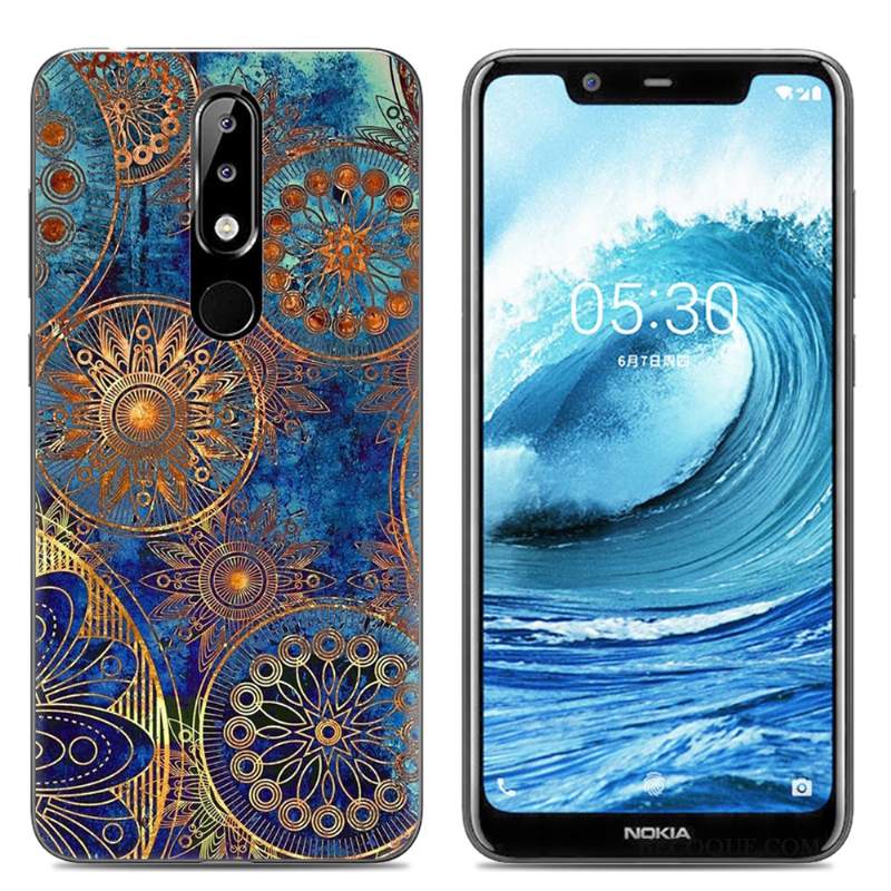 Futerał Nokia 5.1 Plus Kreatywne Na Telefon Różowe, Etui Nokia 5.1 Plus Kreskówka Przezroczysty