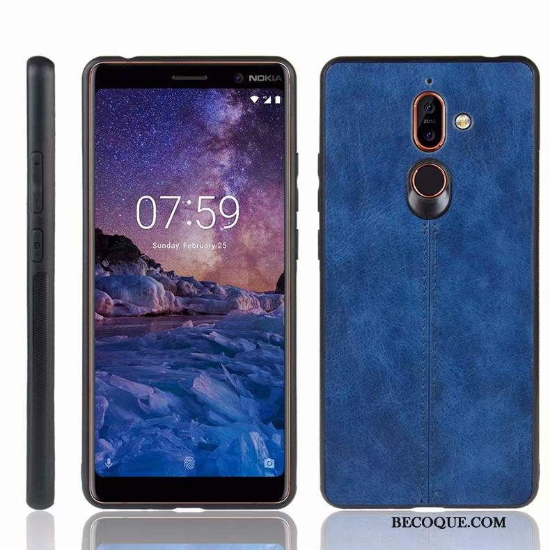 Futerał Nokia 7 Plus Ochraniacz Anti-fall Niebieski, Etui Nokia 7 Plus Na Telefon