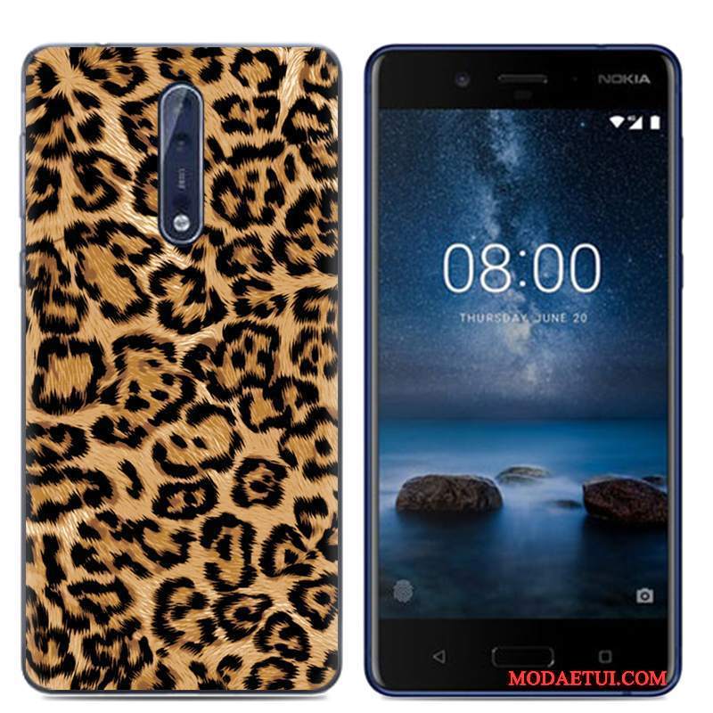 Futerał Nokia 8 Miękki Na Telefon Osobowość, Etui Nokia 8 Ochraniacz Biały