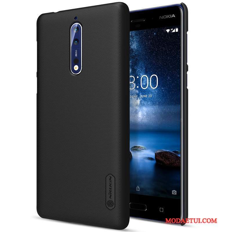 Futerał Nokia 8 Ochraniacz Złoto Trudno, Etui Nokia 8 Na Telefon Nubuku