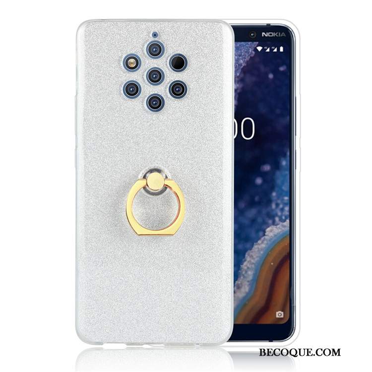 Futerał Nokia 9 Pureview Miękki Proszek Ring, Etui Nokia 9 Pureview Biznes Anti-fall