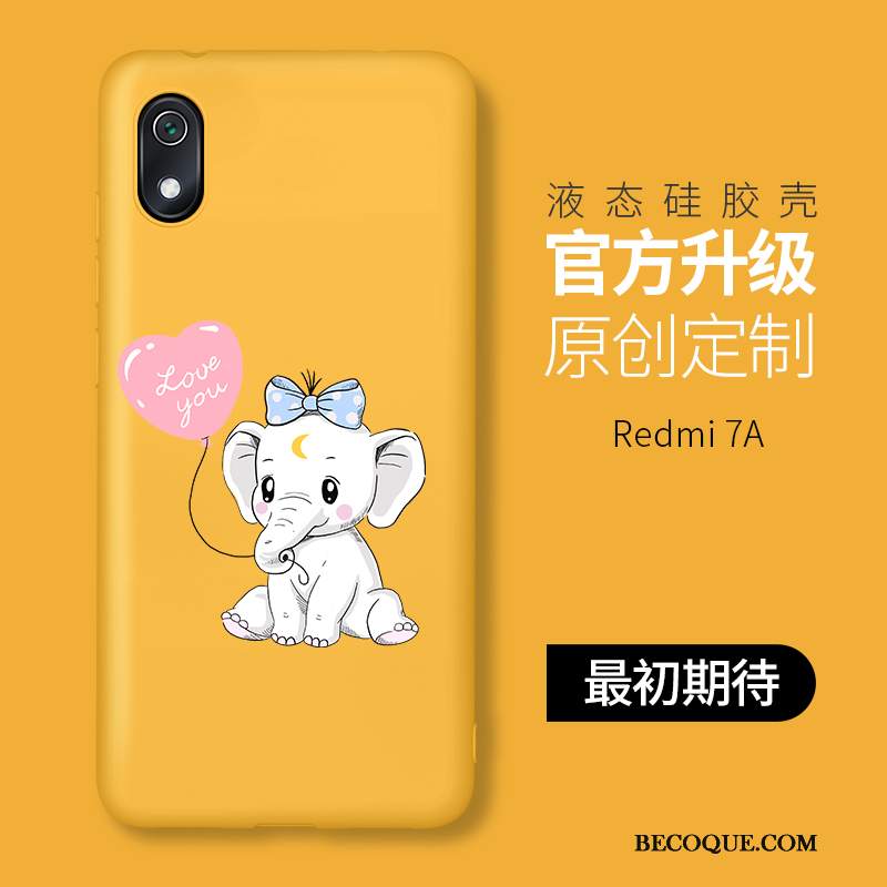 Futerał Redmi 7a Miękki Osobowość Czerwony, Etui Redmi 7a Silikonowe Na Telefon Różowe