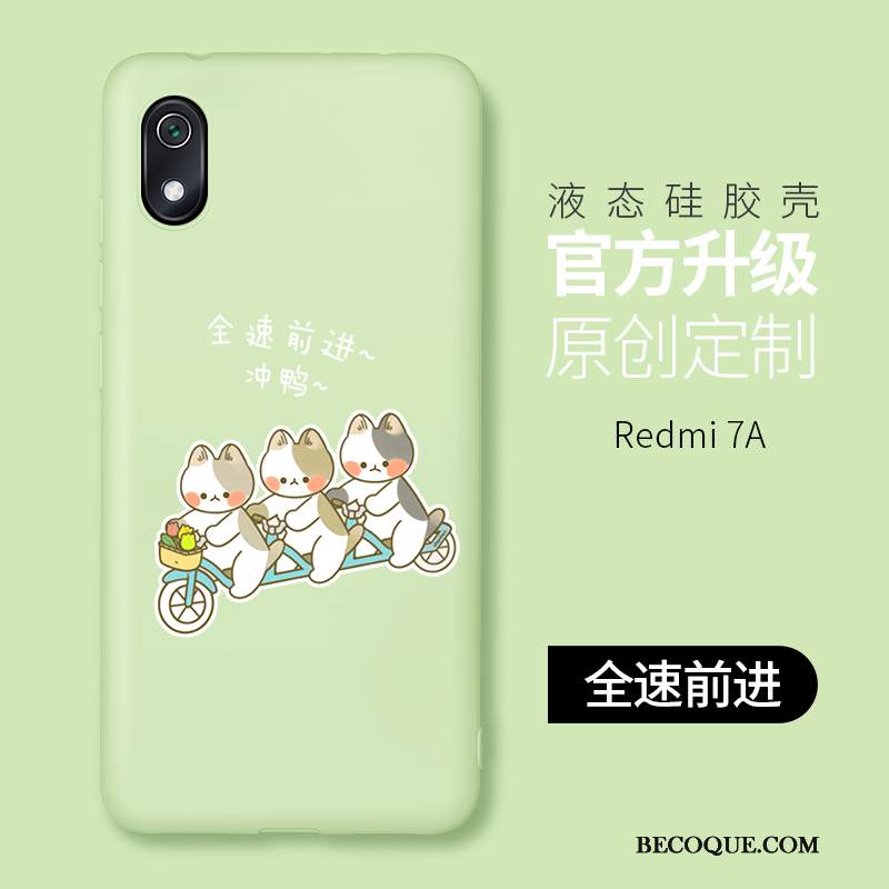 Futerał Redmi 7a Miękki Osobowość Czerwony, Etui Redmi 7a Silikonowe Na Telefon Różowe