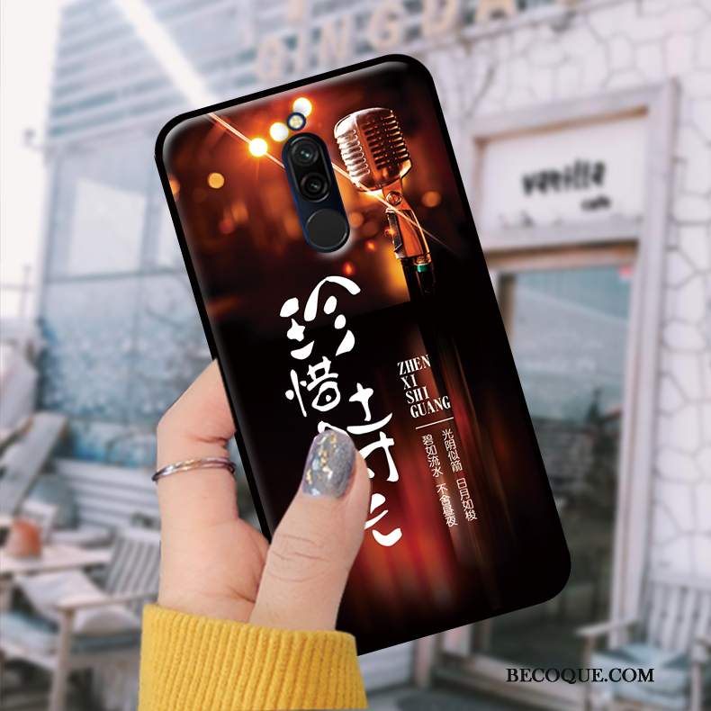 Futerał Redmi 8 Ochraniacz Czerwonyna Telefon, Etui Redmi 8 Student Purpurowy