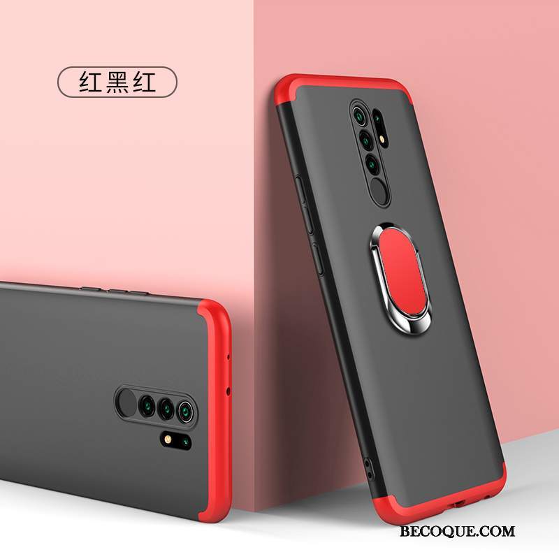 Futerał Redmi 9 Ochraniacz Czerwony Szkło Hartowane, Etui Redmi 9 Torby Na Telefon Anti-fall