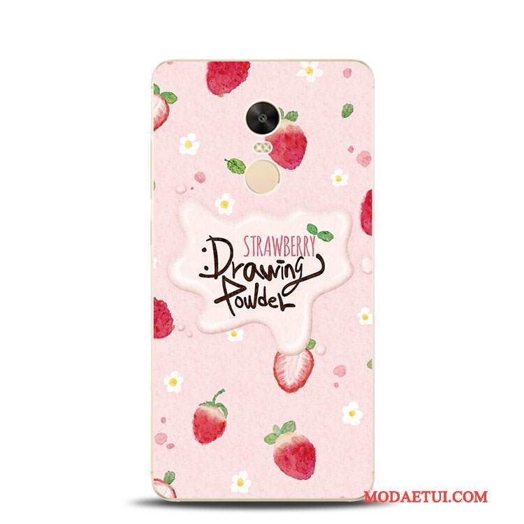Futerał Redmi Note 4x Ochraniacz Różowena Telefon, Etui Redmi Note 4x Miękki Wysoki Czerwony