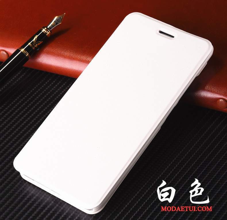 Futerał Redmi Note 4x Skóra Czerwony Anti-fall, Etui Redmi Note 4x Pokrowce Małyna Telefon