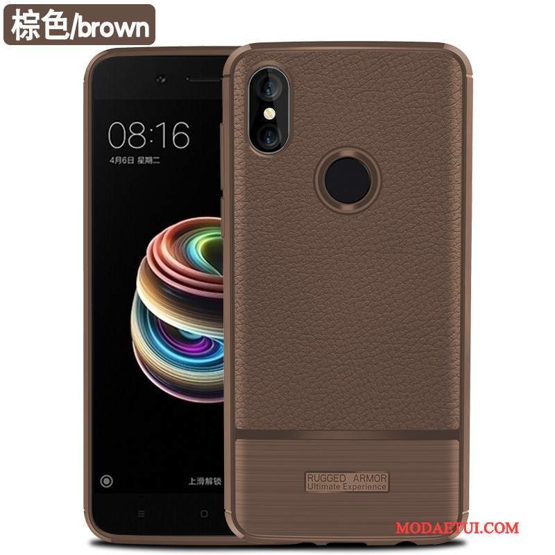 Futerał Redmi Note 5 Pro Kreatywne Czarny Czerwony, Etui Redmi Note 5 Pro Miękki Osobowość Anti-fall