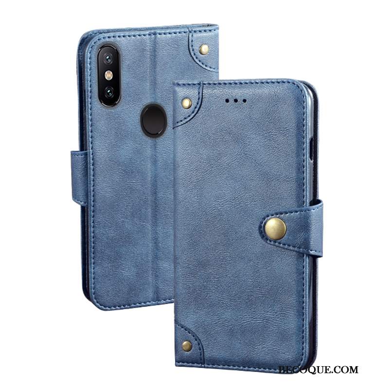 Futerał Redmi Note 6 Pro Skóra Czerwonyna Telefon, Etui Redmi Note 6 Pro Portfel