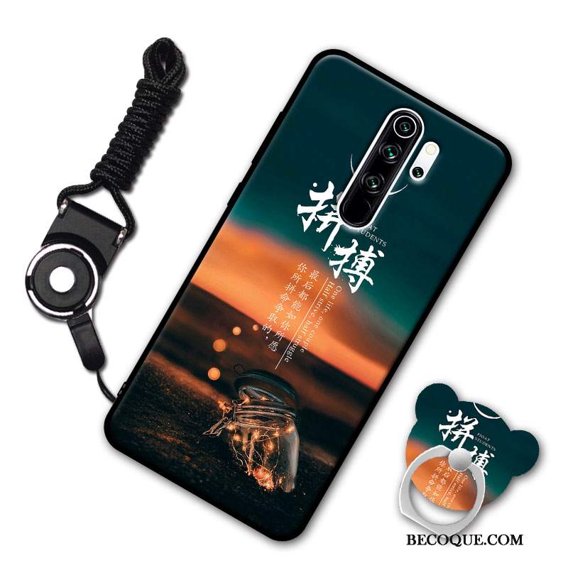 Futerał Redmi Note 8 Pro Moda Wiszące Ozdoby Czerwony, Etui Redmi Note 8 Pro Miękki Na Telefon Jasny