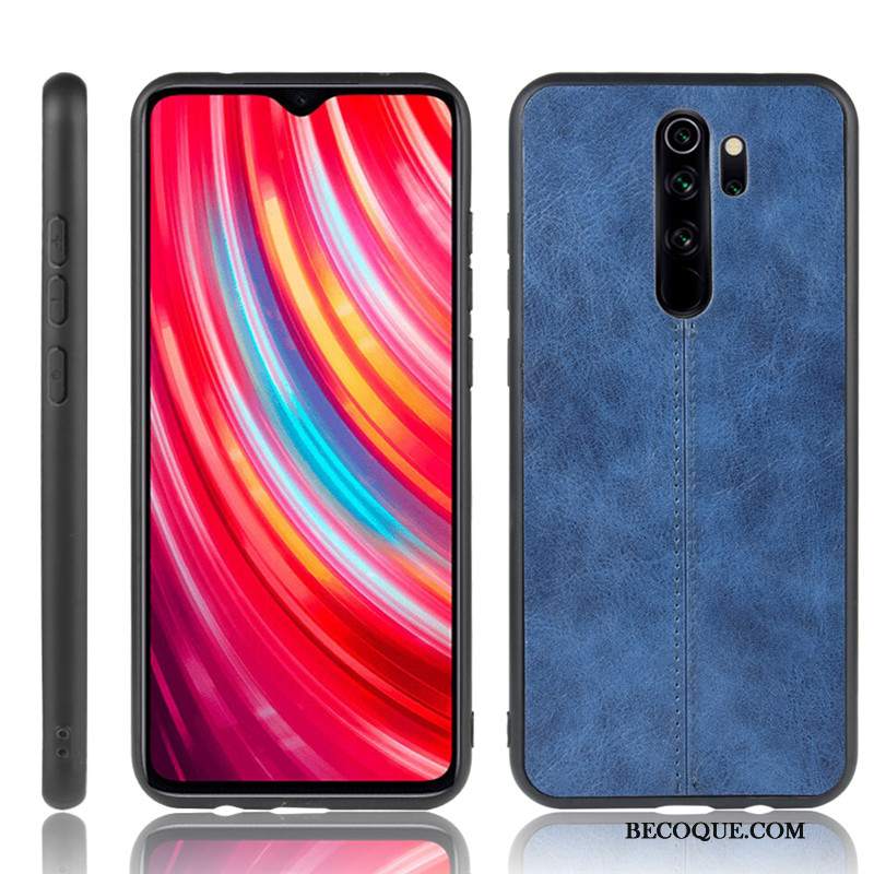 Futerał Redmi Note 8 Pro Skóra Mały Czarny, Etui Redmi Note 8 Pro Ochraniacz Trudnona Telefon