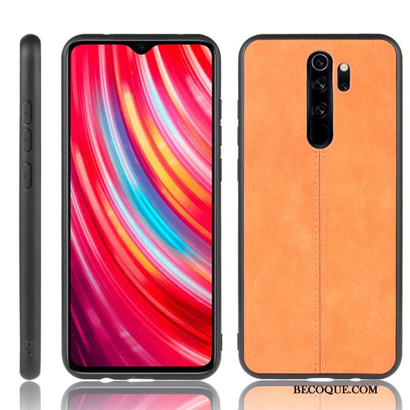 Futerał Redmi Note 8 Pro Skóra Mały Czarny, Etui Redmi Note 8 Pro Ochraniacz Trudnona Telefon