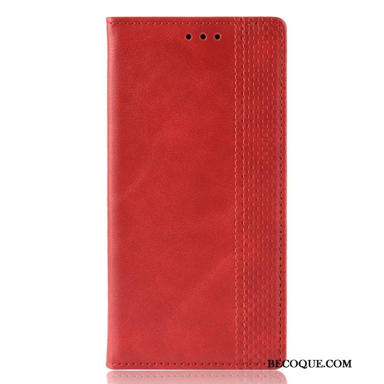 Futerał Redmi Note 8 Pro Skóra Wzórna Telefon, Etui Redmi Note 8 Pro Portfel Czerwony Karta