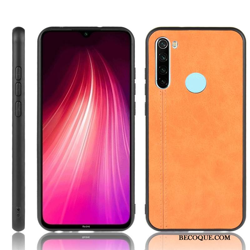 Futerał Redmi Note 8t Skóra Mały Niebieski, Etui Redmi Note 8t Ochraniacz Trudno Czerwony