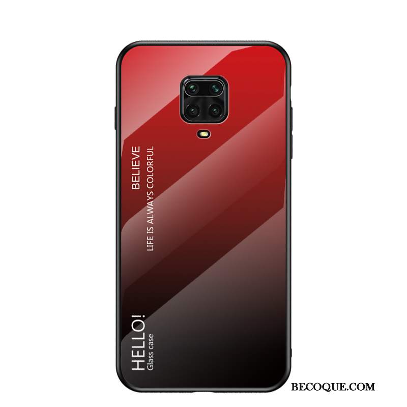 Futerał Redmi Note 9 Pro Torby Żółty Szkło, Etui Redmi Note 9 Pro Ochraniacz Anti-fall Czerwony