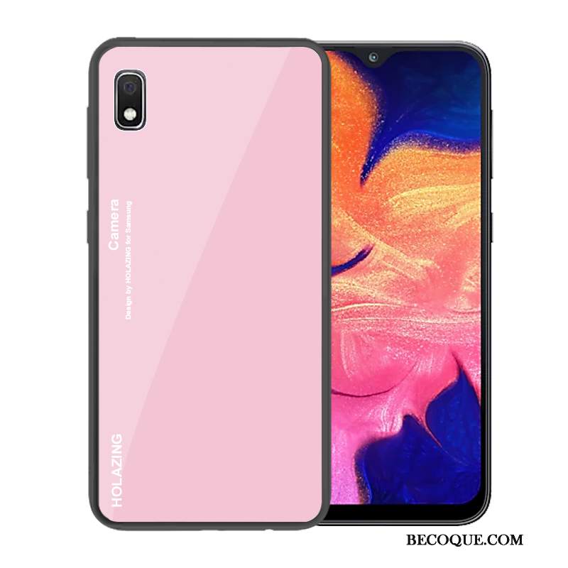 Futerał Samsung Galaxy A10 Ochraniacz Szkło Niebieski, Etui Samsung Galaxy A10 Gradientna Telefon