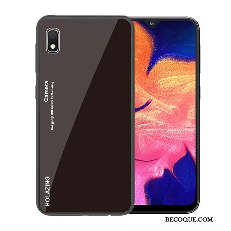 Futerał Samsung Galaxy A10 Ochraniacz Szkło Niebieski, Etui Samsung Galaxy A10 Gradientna Telefon