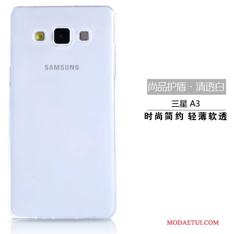 Futerał Samsung Galaxy A3 2015 Kolor Przezroczystyna Telefon, Etui Samsung Galaxy A3 2015 Miękki