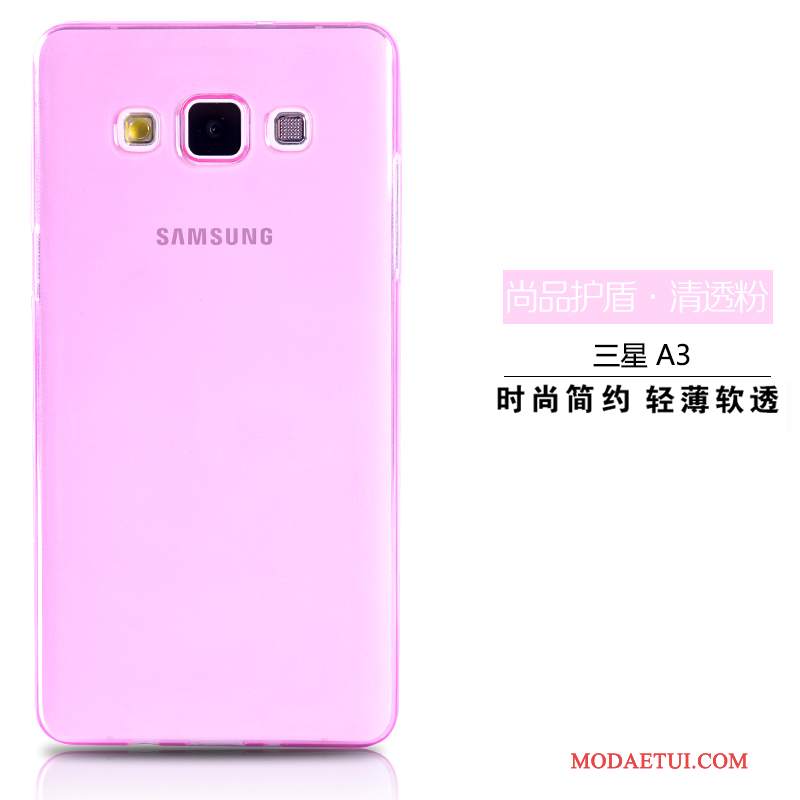 Futerał Samsung Galaxy A3 2015 Kolor Przezroczystyna Telefon, Etui Samsung Galaxy A3 2015 Miękki