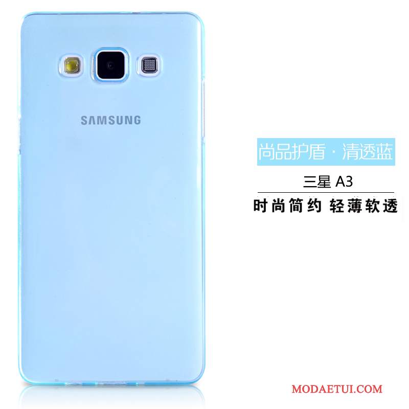 Futerał Samsung Galaxy A3 2015 Kolor Przezroczystyna Telefon, Etui Samsung Galaxy A3 2015 Miękki