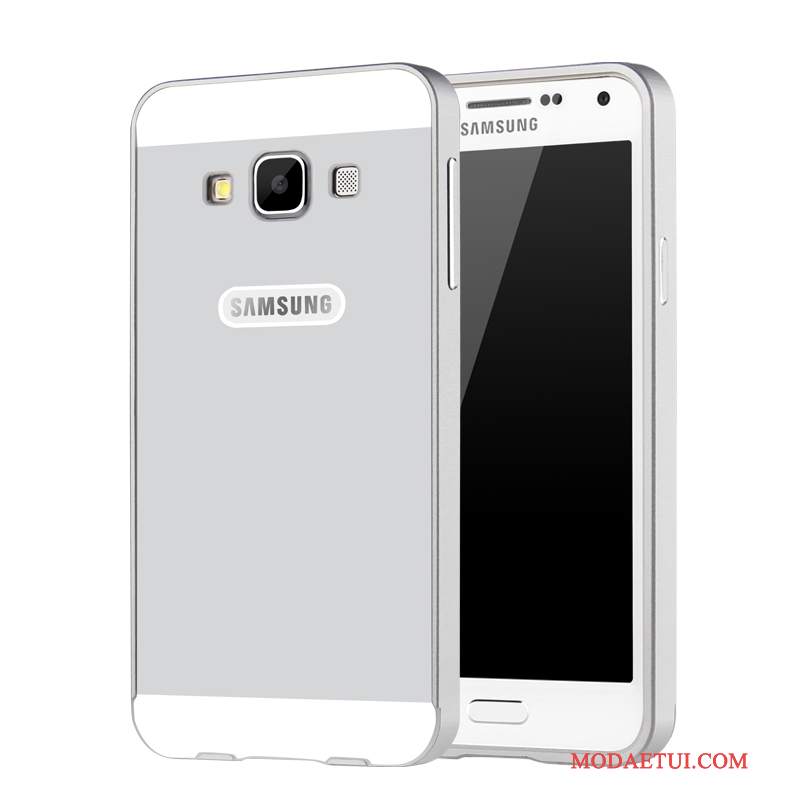 Futerał Samsung Galaxy A3 2015 Metal Niebieskina Telefon, Etui Samsung Galaxy A3 2015 Ochraniacz Granica