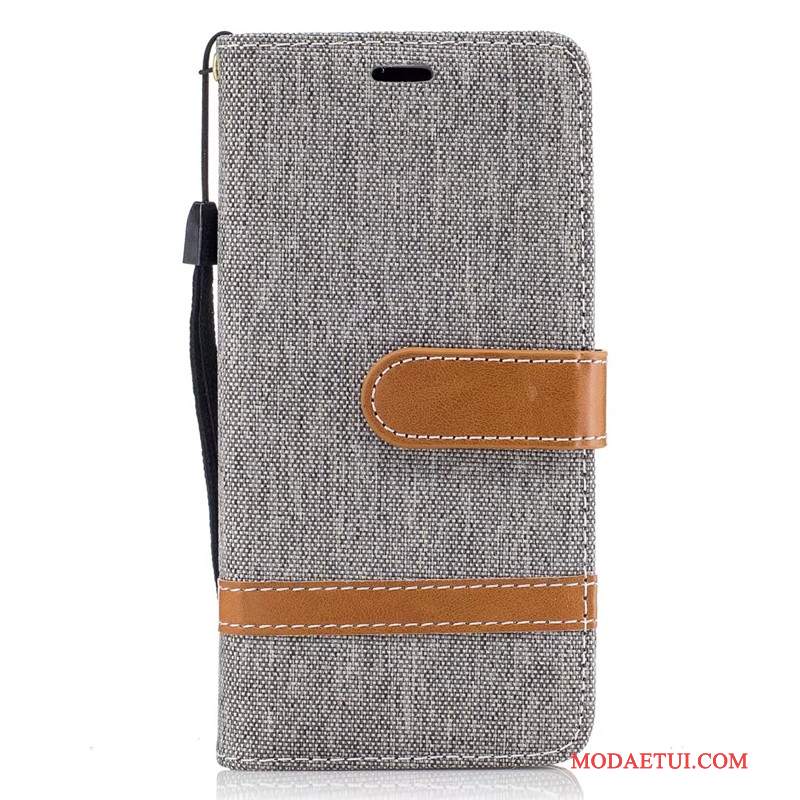 Futerał Samsung Galaxy A3 2016 Portfel Czerwony Denim, Etui Samsung Galaxy A3 2016 Skóra