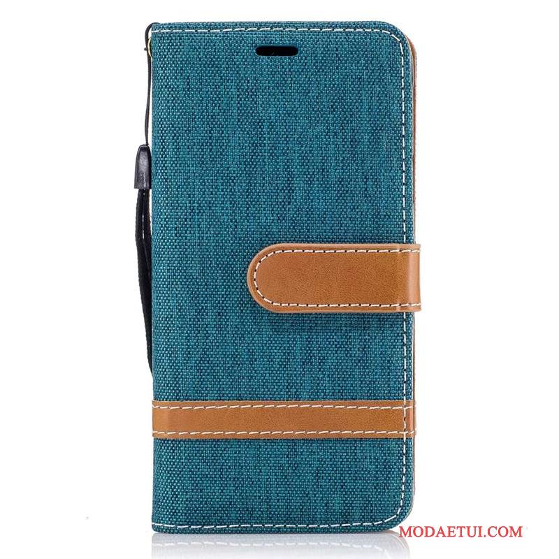 Futerał Samsung Galaxy A3 2016 Portfel Czerwony Denim, Etui Samsung Galaxy A3 2016 Skóra