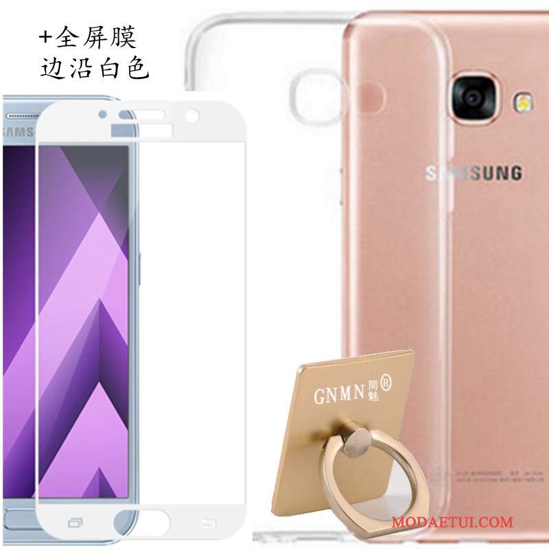 Futerał Samsung Galaxy A3 2017 Miękki Na Telefon Przezroczysty, Etui Samsung Galaxy A3 2017 Silikonowe Biały