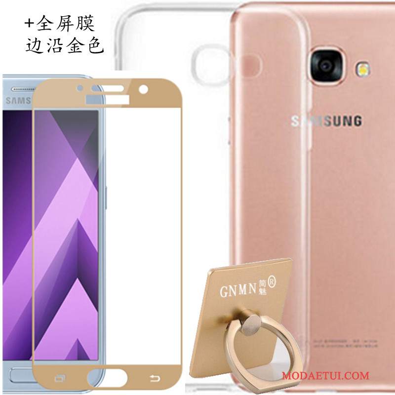 Futerał Samsung Galaxy A3 2017 Miękki Na Telefon Przezroczysty, Etui Samsung Galaxy A3 2017 Silikonowe Biały