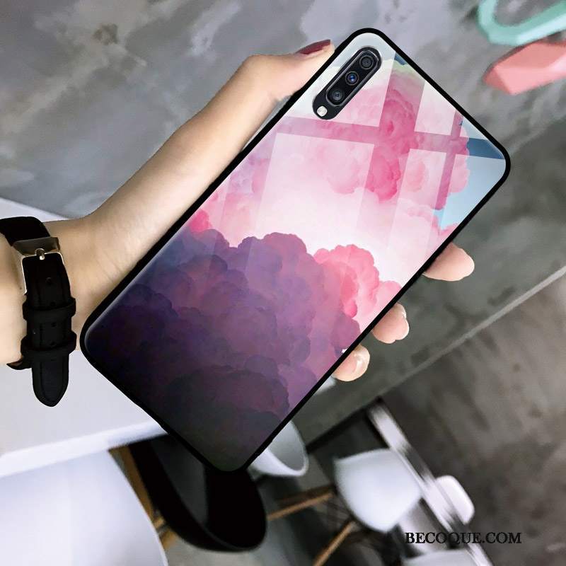 Futerał Samsung Galaxy A30s Kolor Gradient Proste, Etui Samsung Galaxy A30s Tendencja Gwiaździsty