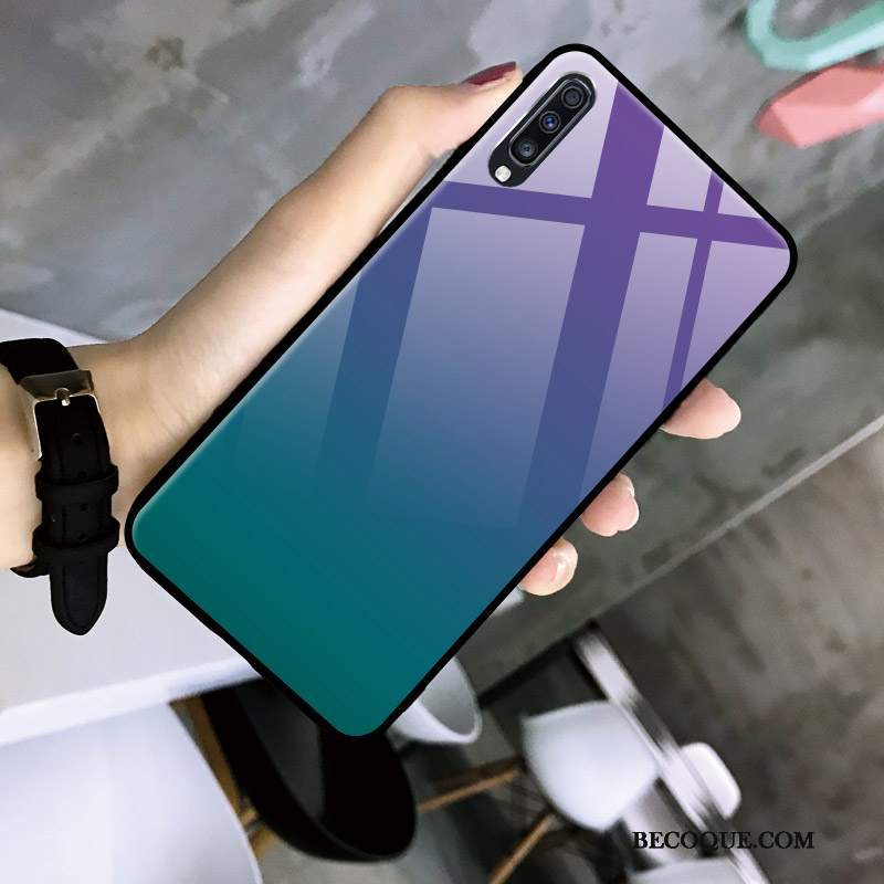 Futerał Samsung Galaxy A30s Kolor Gradient Proste, Etui Samsung Galaxy A30s Tendencja Gwiaździsty