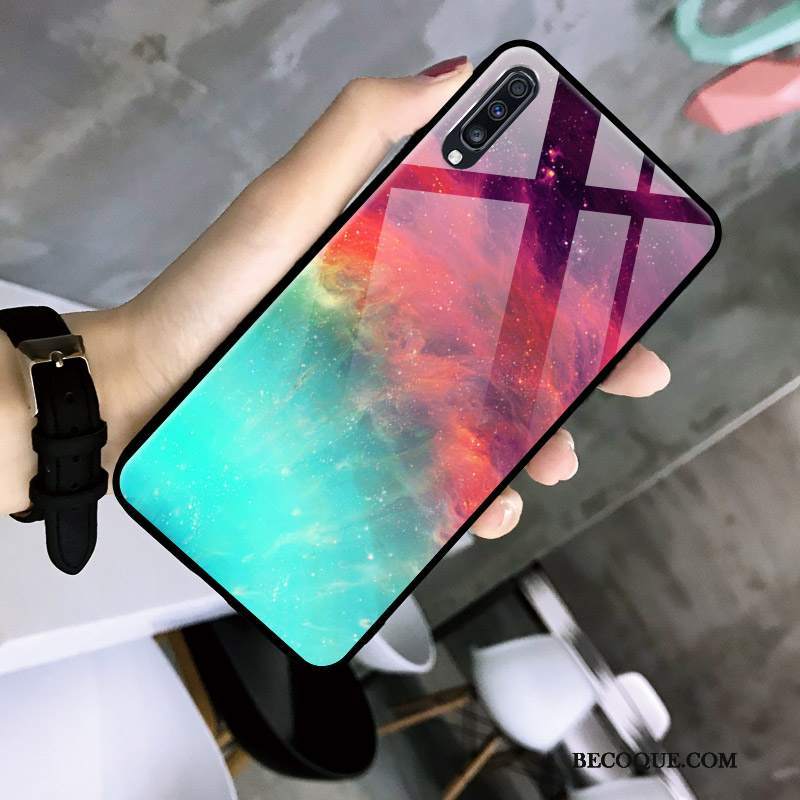 Futerał Samsung Galaxy A30s Kolor Gradient Proste, Etui Samsung Galaxy A30s Tendencja Gwiaździsty