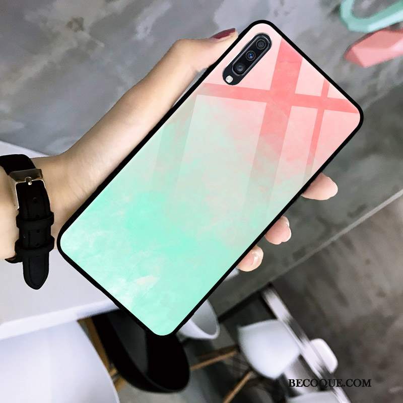 Futerał Samsung Galaxy A30s Kolor Gradient Proste, Etui Samsung Galaxy A30s Tendencja Gwiaździsty