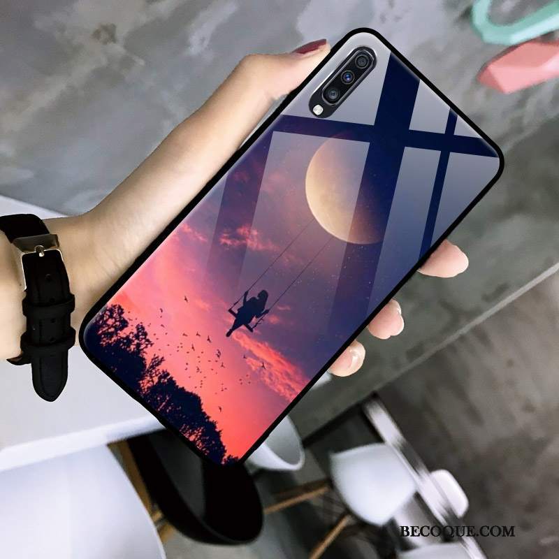 Futerał Samsung Galaxy A30s Kolor Gradient Proste, Etui Samsung Galaxy A30s Tendencja Gwiaździsty