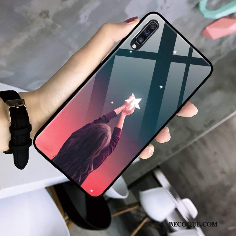 Futerał Samsung Galaxy A30s Kolor Gradient Proste, Etui Samsung Galaxy A30s Tendencja Gwiaździsty