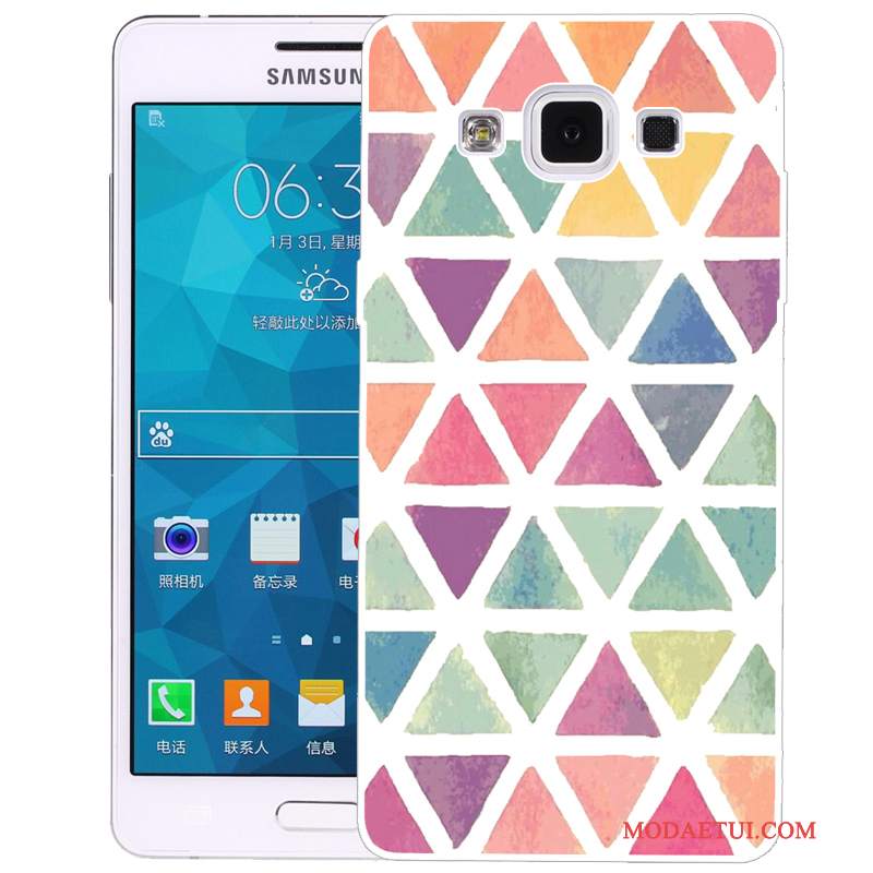 Futerał Samsung Galaxy A5 2015 Miękki Na Telefon Zielony, Etui Samsung Galaxy A5 2015 Ochraniacz