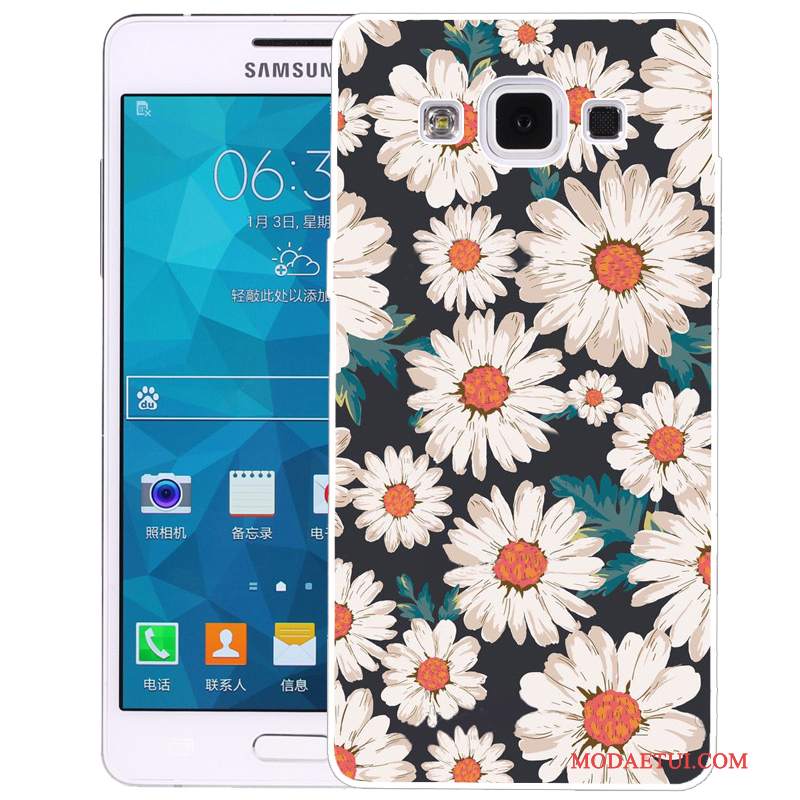 Futerał Samsung Galaxy A5 2015 Miękki Na Telefon Zielony, Etui Samsung Galaxy A5 2015 Ochraniacz