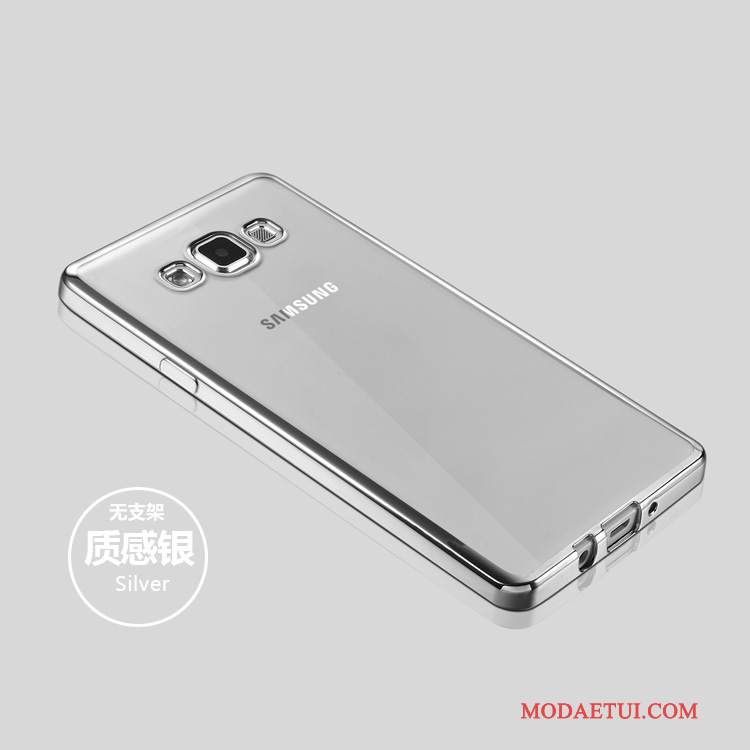 Futerał Samsung Galaxy A5 2015 Silikonowe Przezroczysty Różowe, Etui Samsung Galaxy A5 2015 Miękki Anti-fallna Telefon