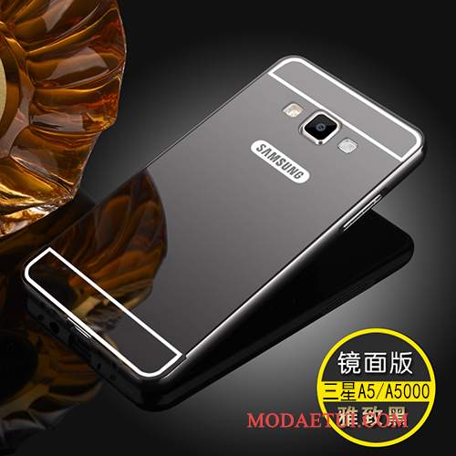 Futerał Samsung Galaxy A5 2015 Torby Lustrona Telefon, Etui Samsung Galaxy A5 2015 Metal Tylna Pokrywa Granica