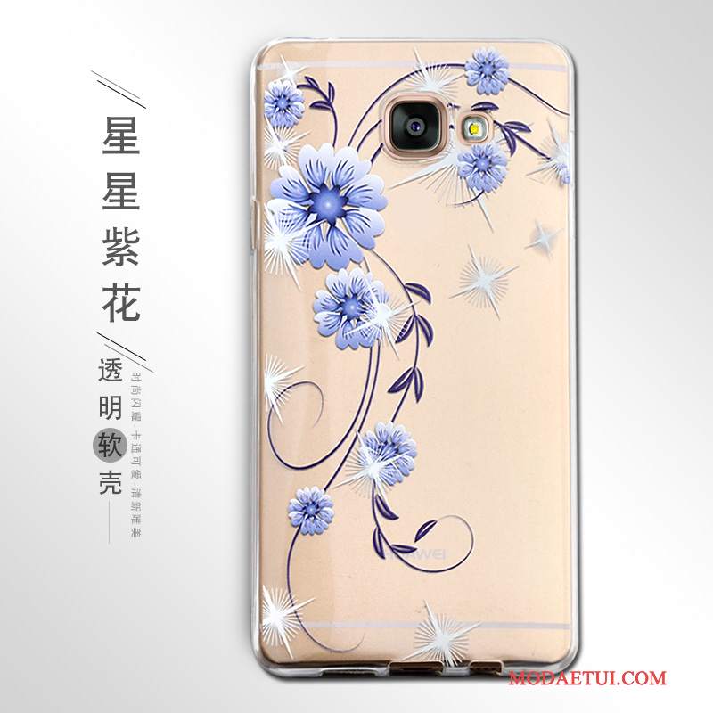 Futerał Samsung Galaxy A5 2016 Silikonowe Niebieskina Telefon, Etui Samsung Galaxy A5 2016 Ochraniacz