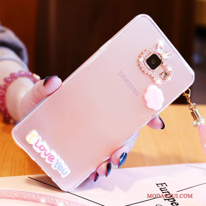 Futerał Samsung Galaxy A5 2016 Torby Pięknyna Telefon, Etui Samsung Galaxy A5 2016 Kreatywne Różowe Osobowość