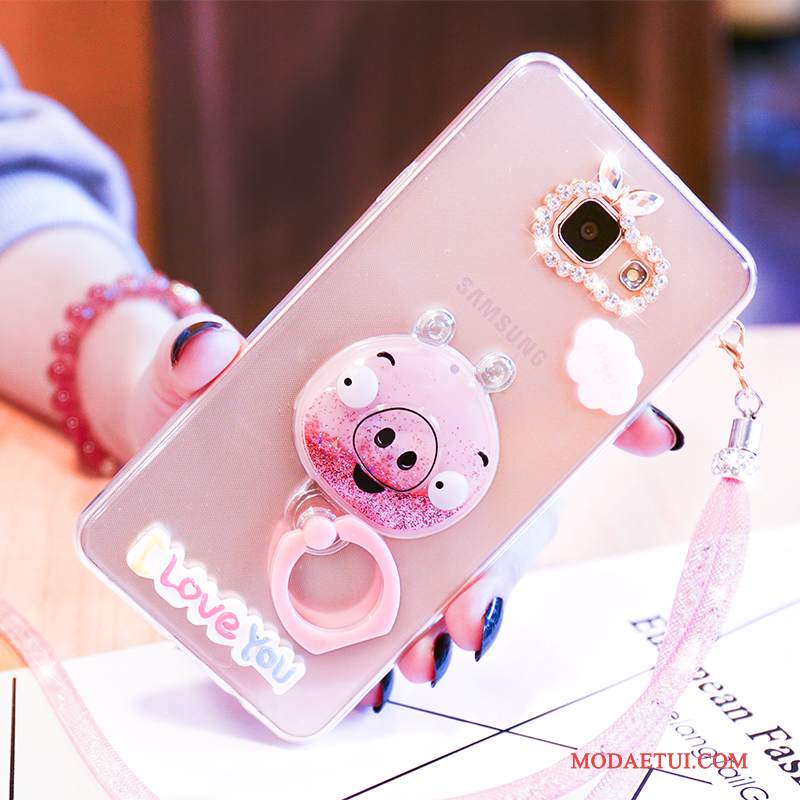 Futerał Samsung Galaxy A5 2016 Torby Pięknyna Telefon, Etui Samsung Galaxy A5 2016 Kreatywne Różowe Osobowość