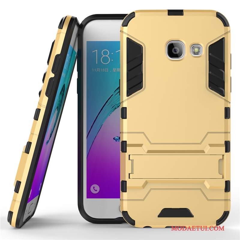 Futerał Samsung Galaxy A5 2017 Silikonowe Anti-fall Trudno, Etui Samsung Galaxy A5 2017 Ochraniacz Ciemno Niebieskina Telefon