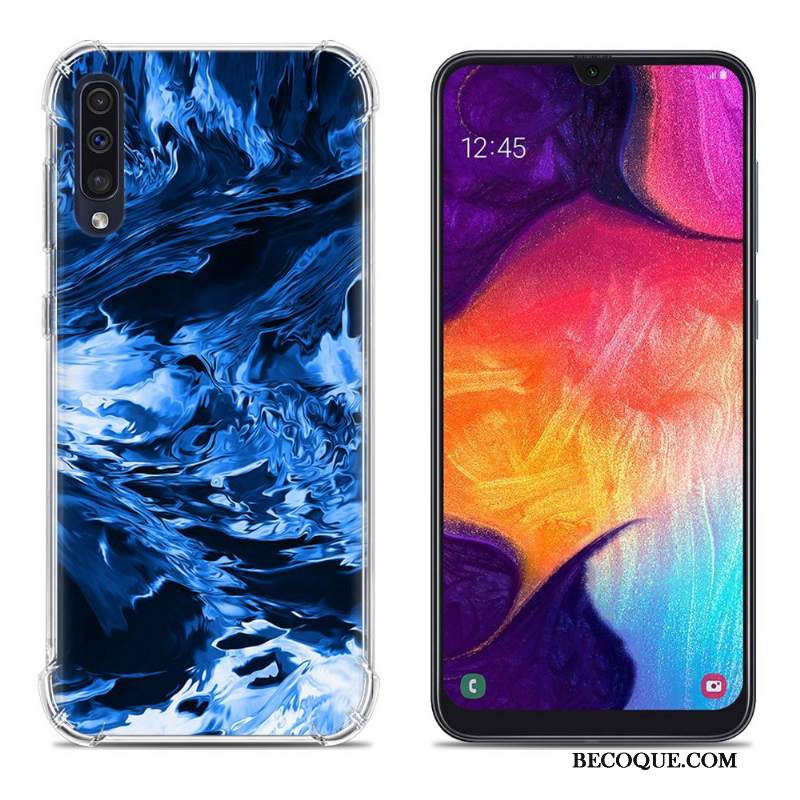 Futerał Samsung Galaxy A50 Miękki Anti-fallna Telefon, Etui Samsung Galaxy A50 Kolor Balon Różowe