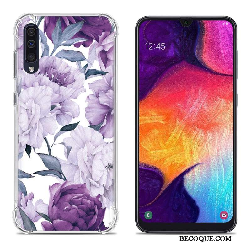 Futerał Samsung Galaxy A50 Miękki Anti-fallna Telefon, Etui Samsung Galaxy A50 Kolor Balon Różowe