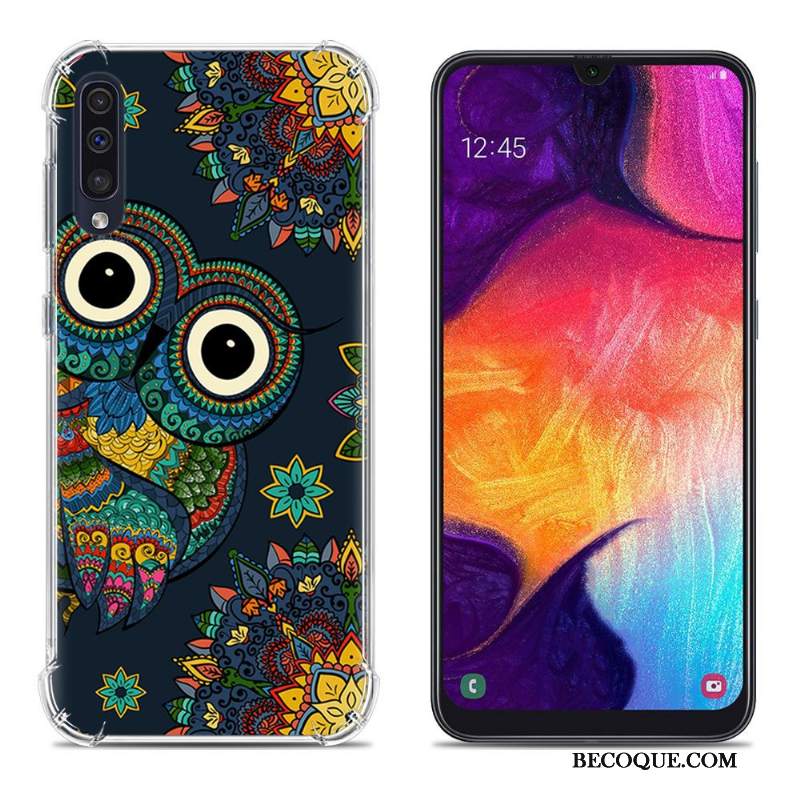 Futerał Samsung Galaxy A50 Miękki Anti-fallna Telefon, Etui Samsung Galaxy A50 Kolor Balon Różowe